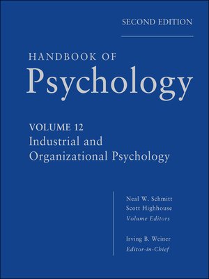 cover image of Handbook of Psychology, Industrial and Organizational Psychology
